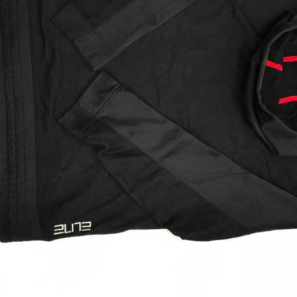 Nike Ohio State Basketball Therma-Fit Men Large Black & Red Hoodie Pullover - Picture 8 of 10